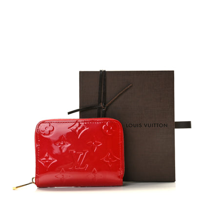 Louis Vuitton Vernis Zippy Coin Purse Cherry 8 of 9