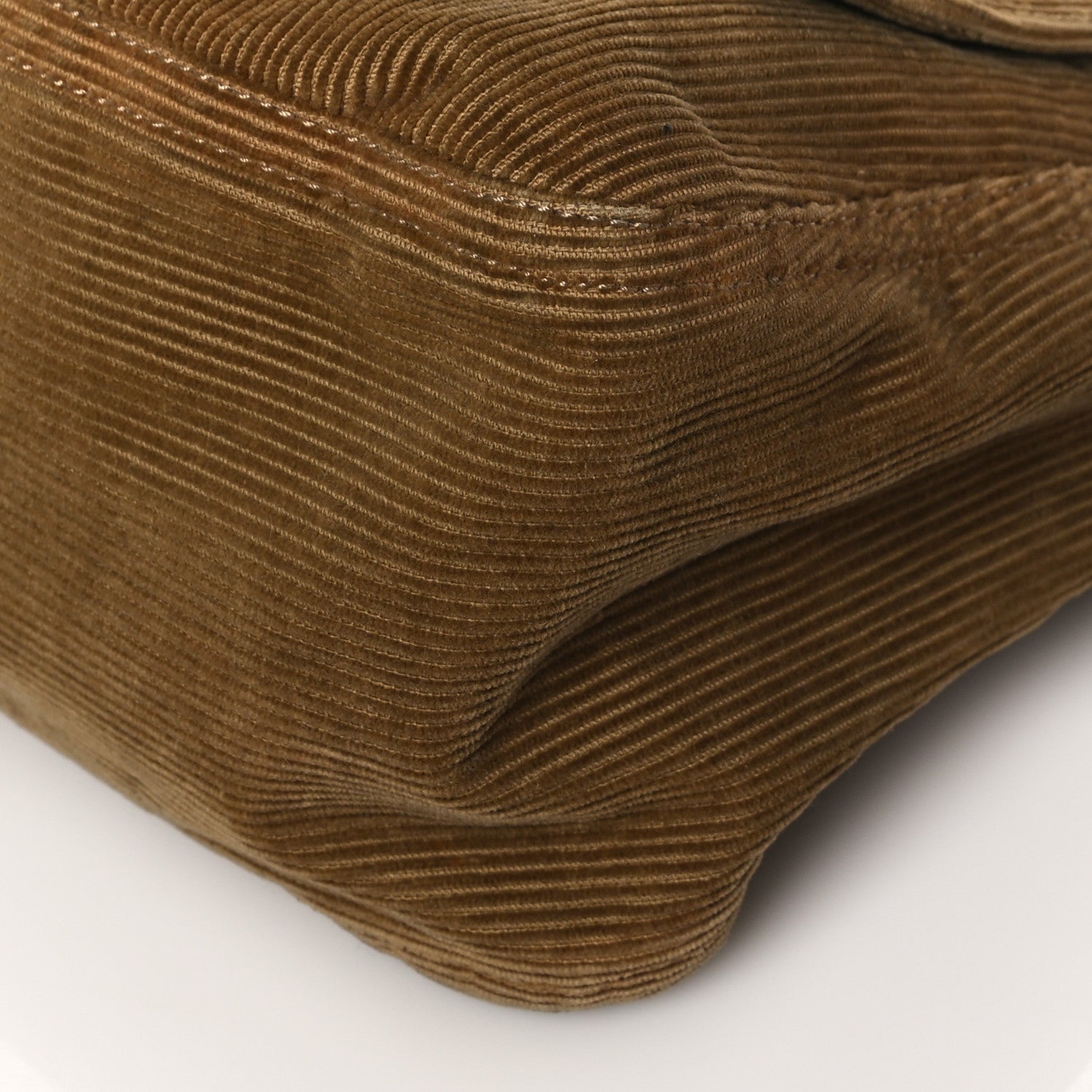 Fendi Corduroy Mama Baguette Beige 8 of 9