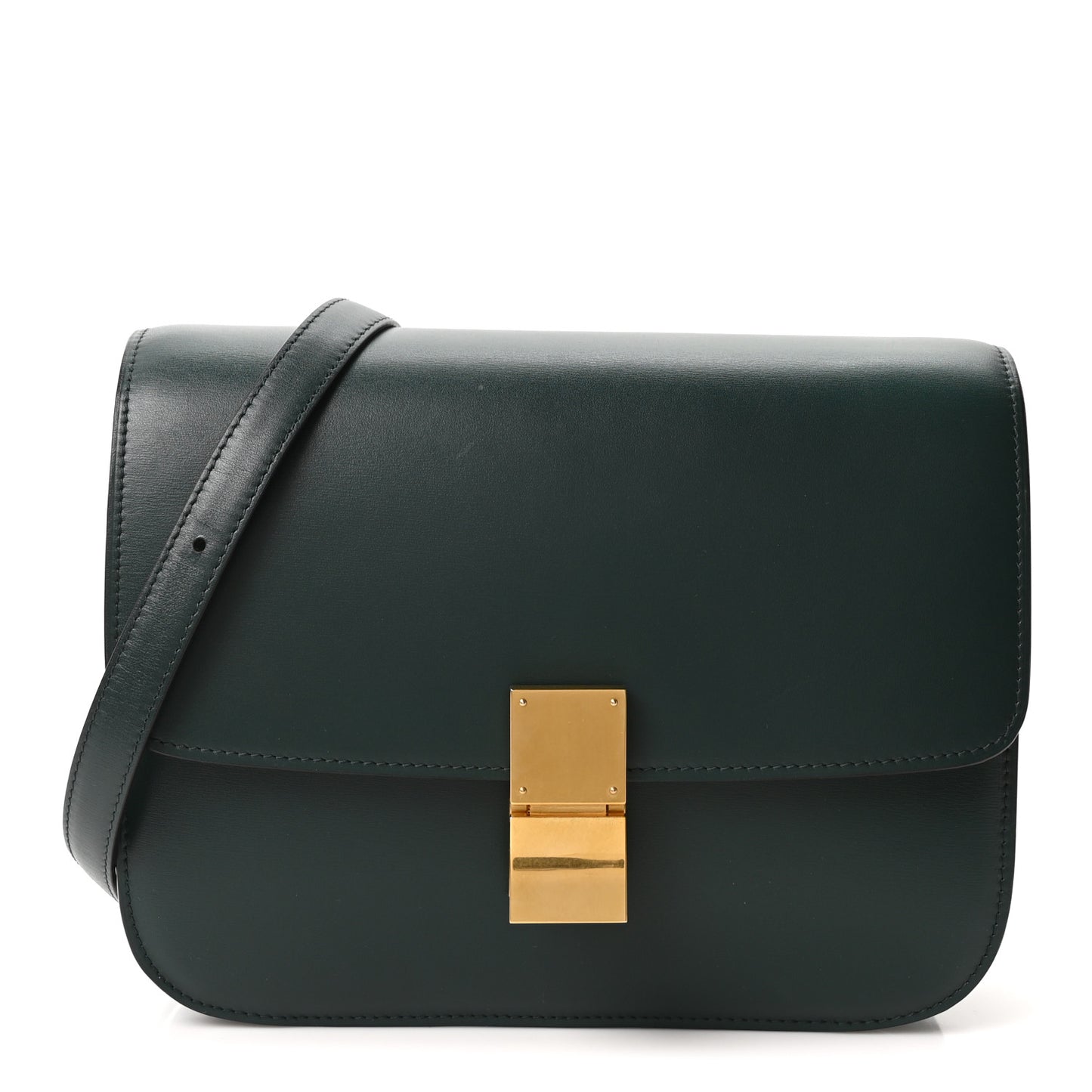 Box Calfskin Medium Classic Box Flap Bag Amazone