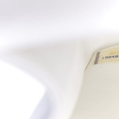 Chanel Caviar Quilted Jumbo Double Flap White 9 of 9