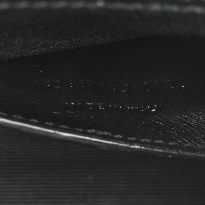 Saint Laurent Grain De Poudre Textured Mixed Matelasse Triquilt Small Monogram Monochrome Satchel Black 8 of 14
