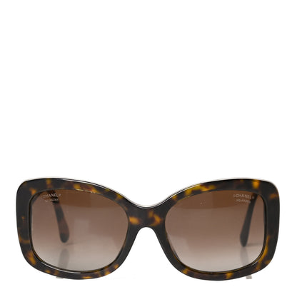 Chanel Acetate Polarized CC Sunglasses 5322 Marron Fonce 4 of 10
