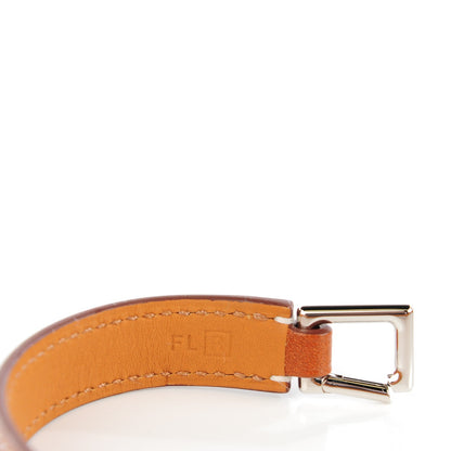 Hermes Barenia Rivale Double Tour XS Bracelet Fauve 7 of 8