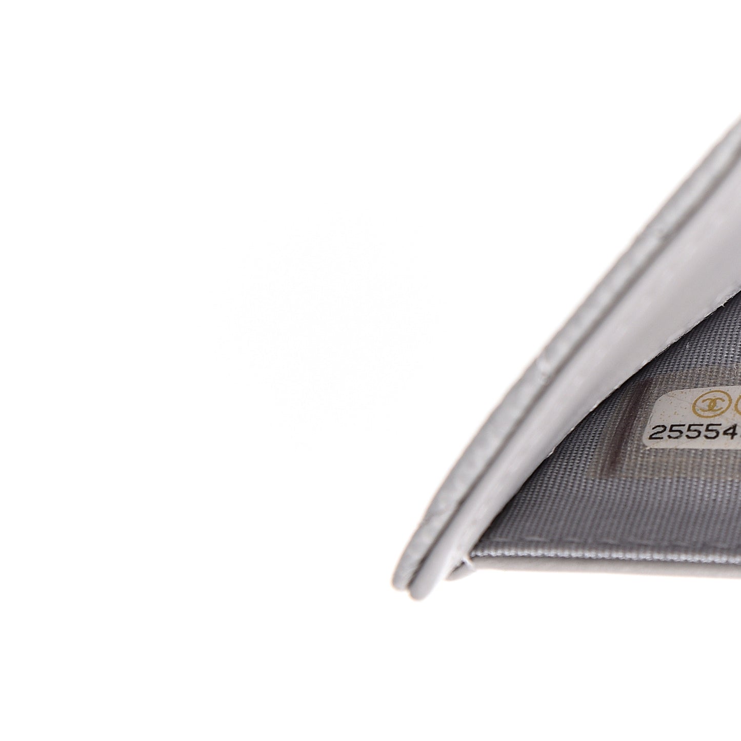 Caviar Quilted Small Boy Flap Wallet Grey