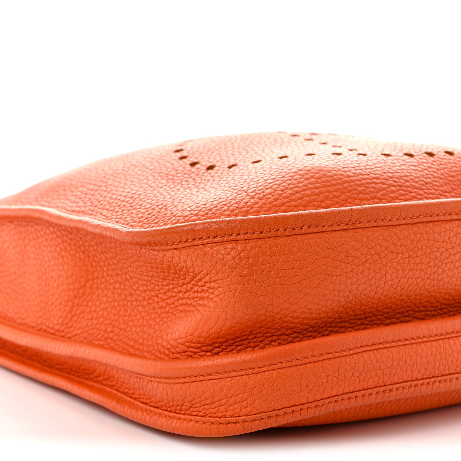 Hermes Taurillon Clemence EVELYNE III PM Orange 9 of 10