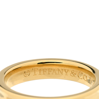 Tiffany 18K Yellow Gold Narrow 1837 Ring 52 6 3 of 3