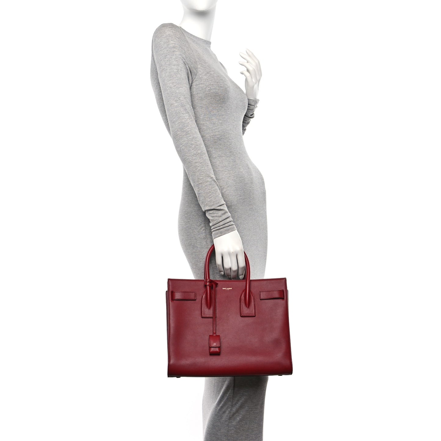 Calfskin Small Sac De Jour Oxblood