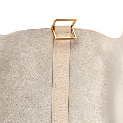 Hermes Taurillon Clemence Picotin Lock 22 MM Craie 7 of 10