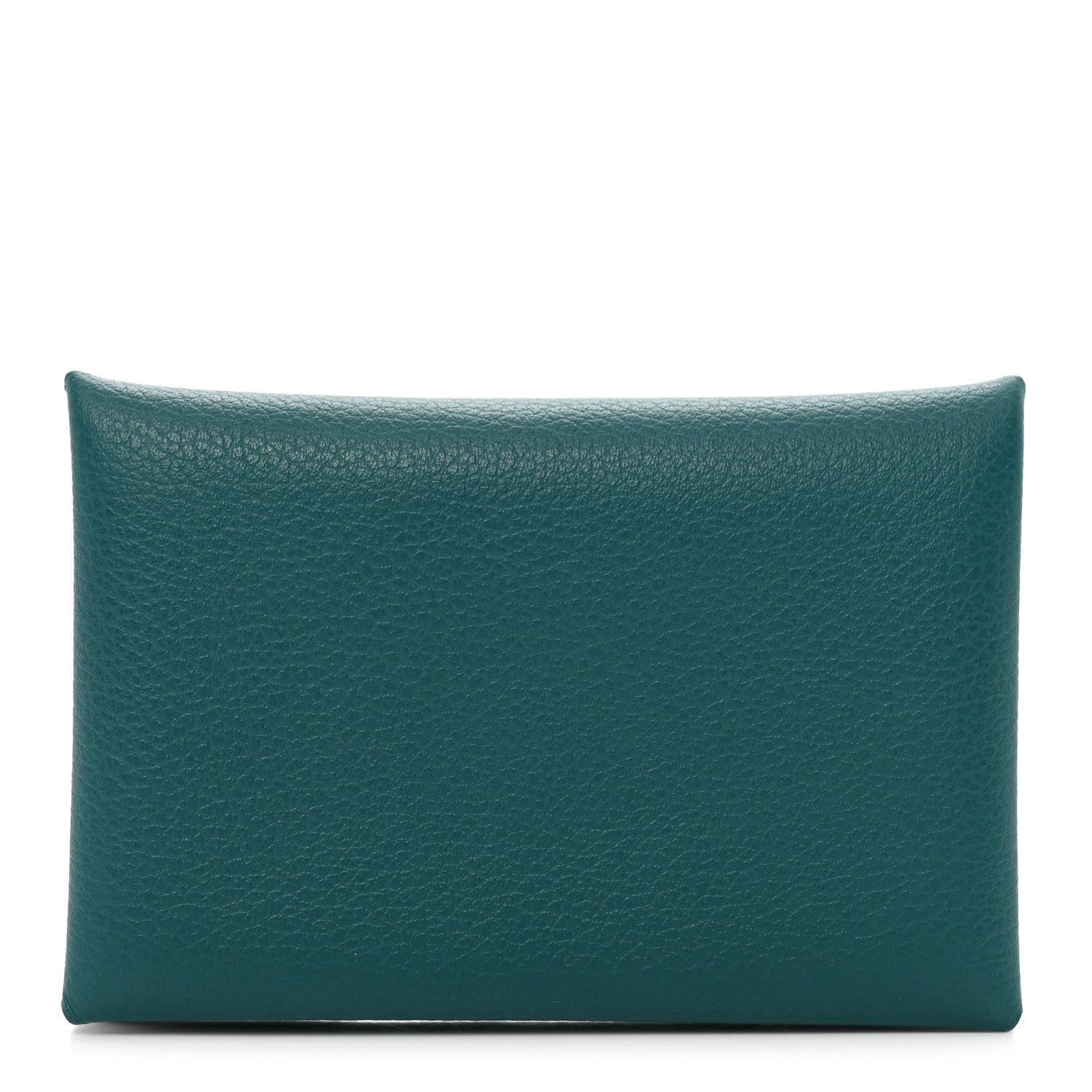 Hermes Evercolor Calvi Card Case Vert Bosphore 1 of 7