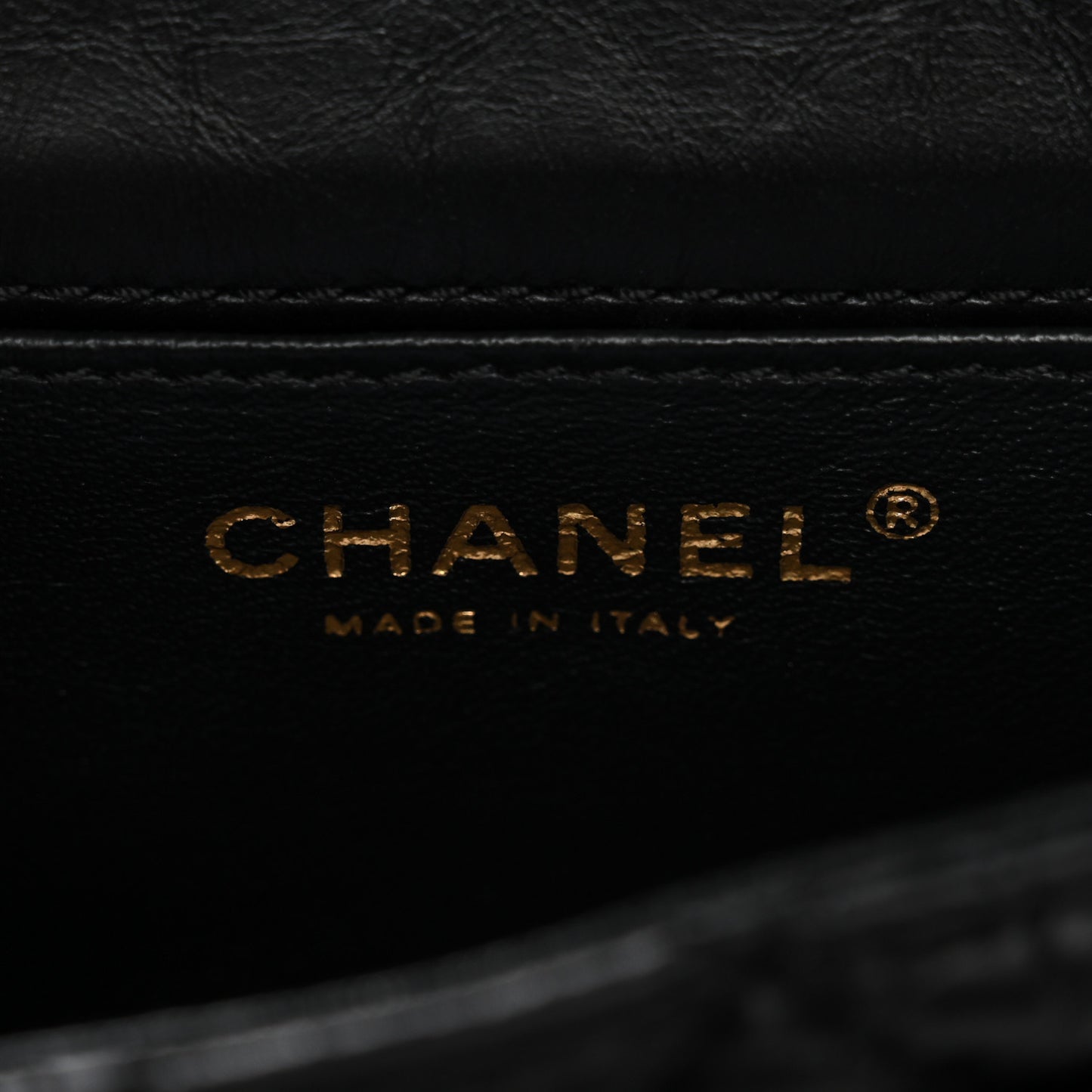 Aged Calfskin Quilted 2.55 Reissue Chain Waist Bag Black