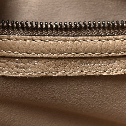 Celine Drummed Calfskin Micro Luggage Dune 7 of 10