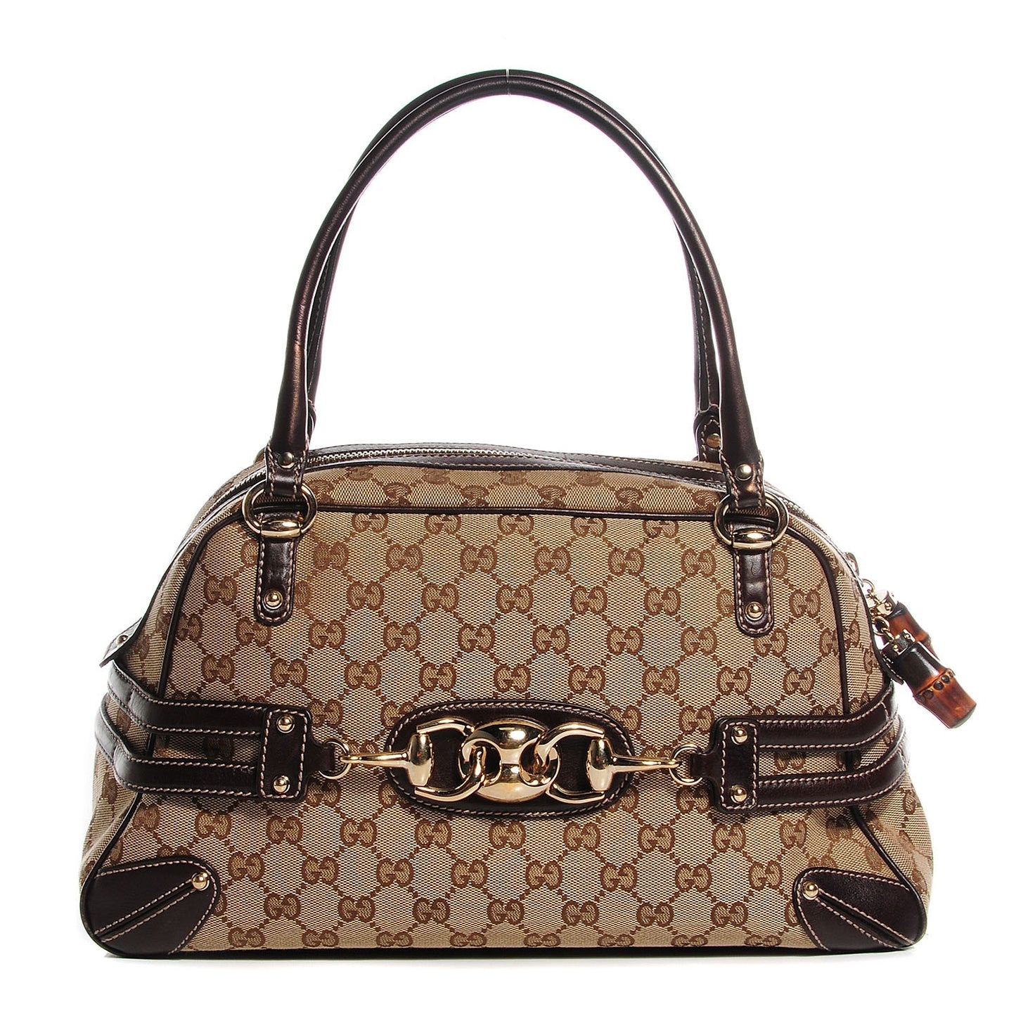Monogram Large Wave Boston Dark Brown