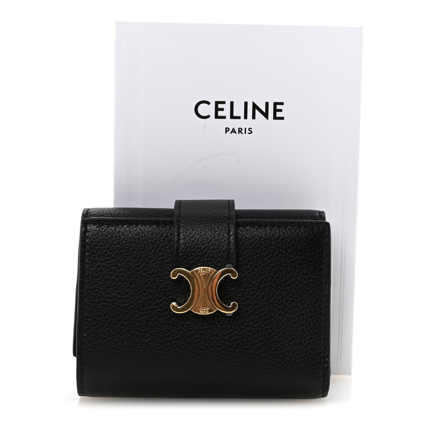 Grained Calfskin Nino Wallet Black