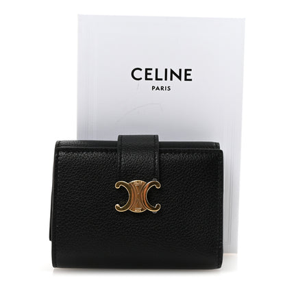 Celine Grained Calfskin Nino Wallet Black 8 of 8
