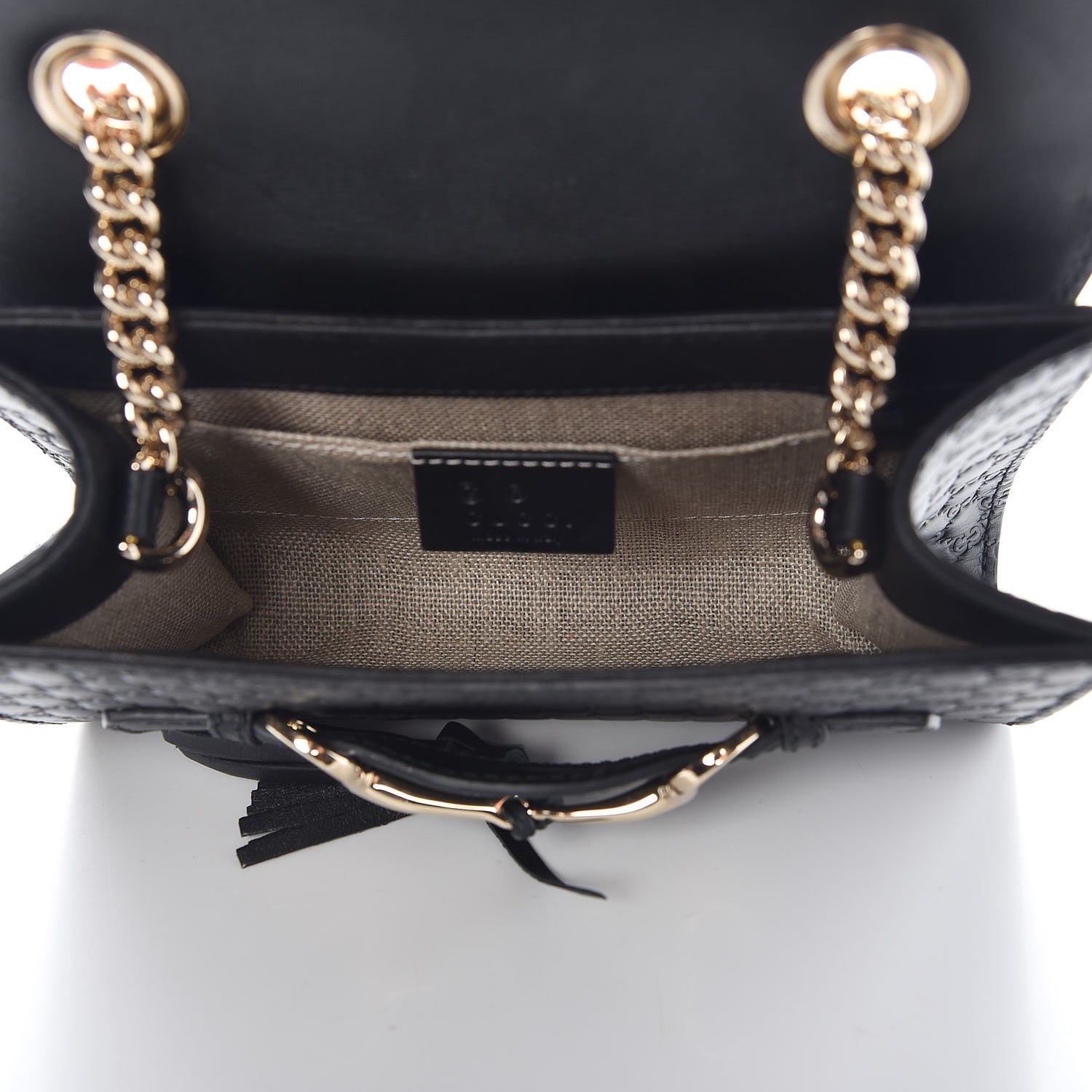 Gucci Microguccissima Mini Emily Shoulder Bag Black 5 of 8