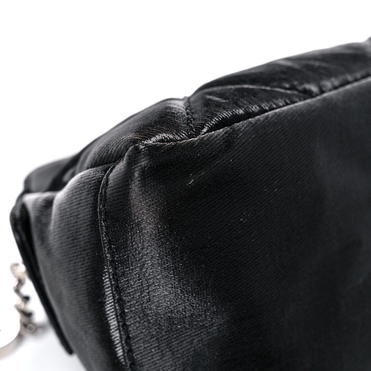 Chanel Coated Canvas Biarritz Cosmetic Case Black 8 of 13