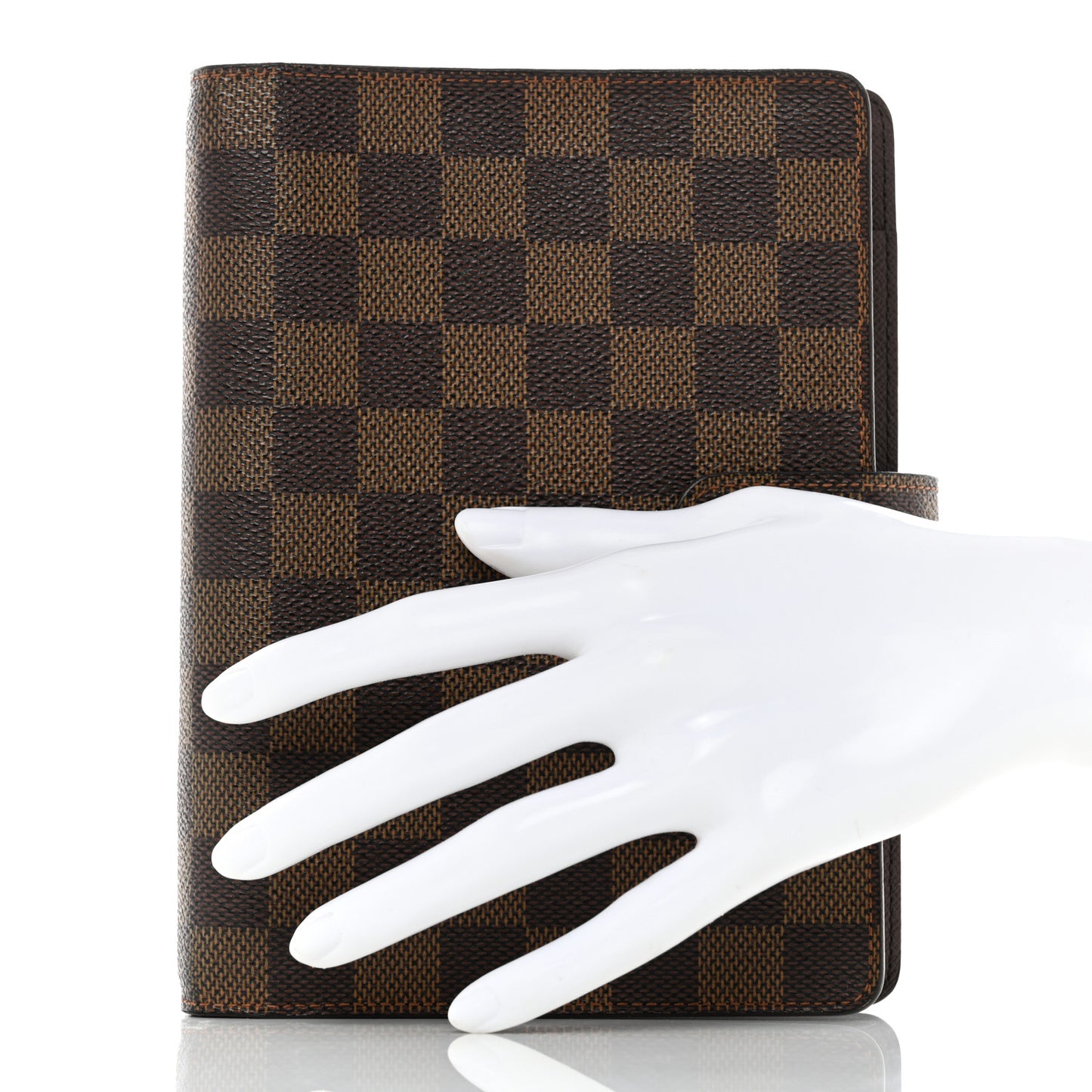 Damier Ebene Medium Ring Agenda Cover