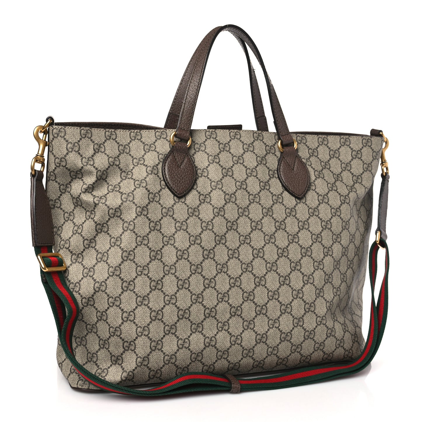 Soft GG Supreme Monogram Courrier Medium Crossbody Tote Beige New Acero
