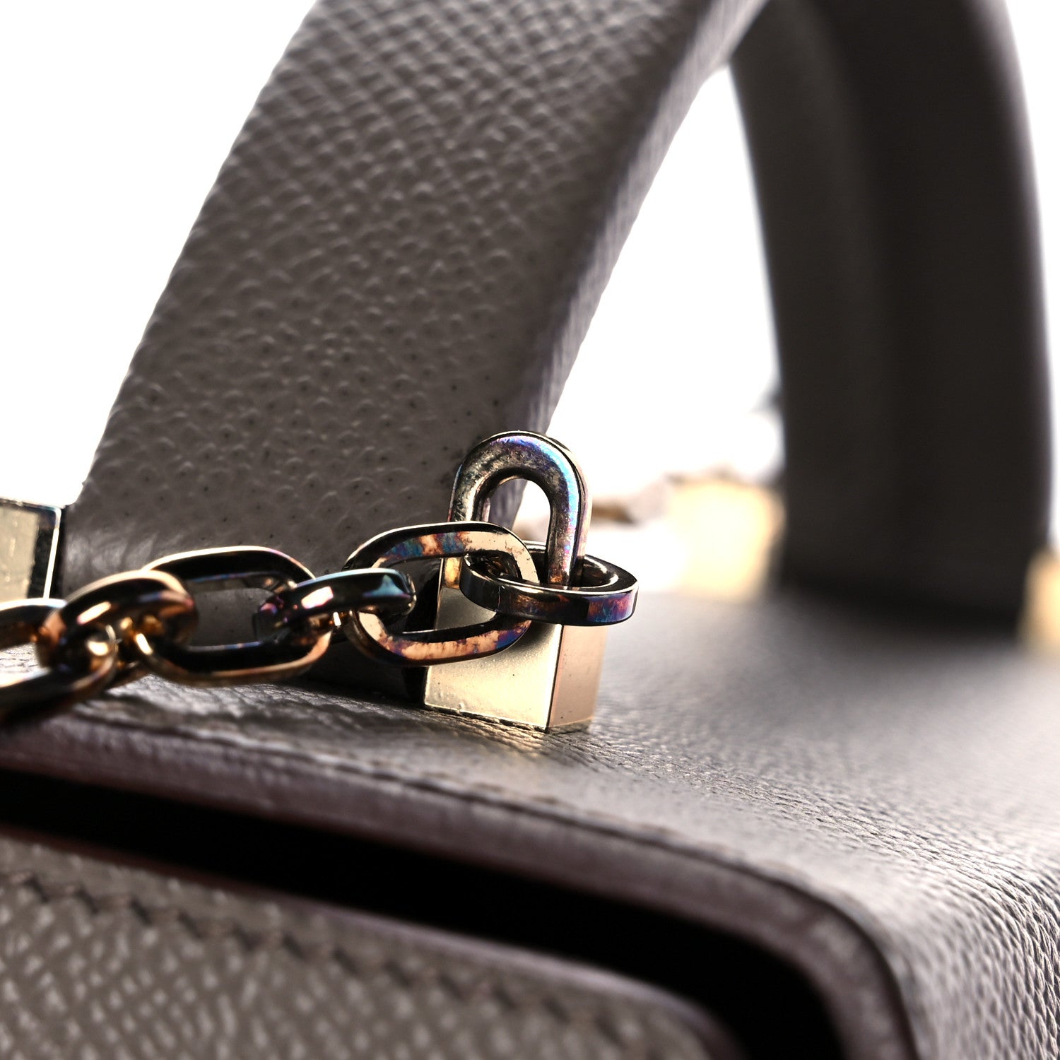 Hermes Epsom Cinhetic Boxy Top Handle Bag Etain 12 of 13