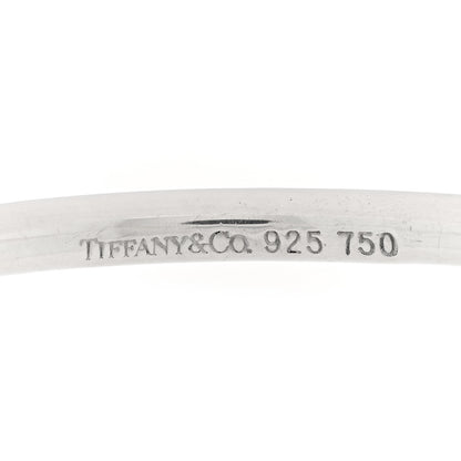 Tiffany Sterling Silver 18K Yellow Gold Coil Station Cuff Bracelet 3 of 3