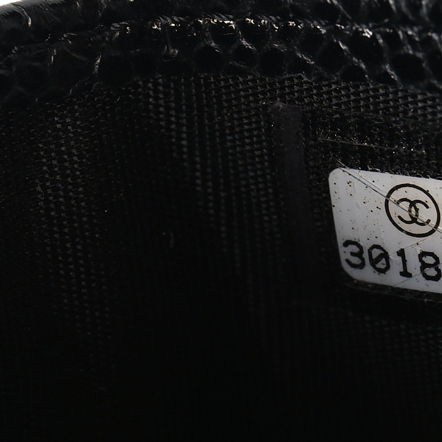 Caviar Quilted Card Holder Black