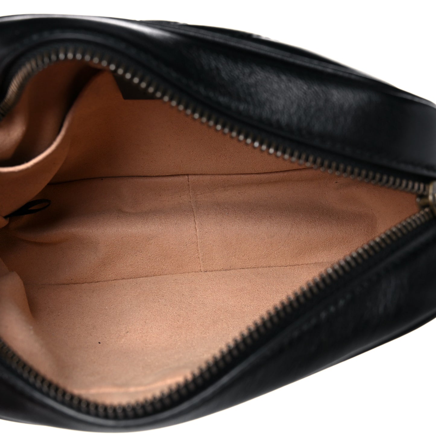 Calfskin Matelasse Mini GG Marmont Chain Shoulder Bag Black