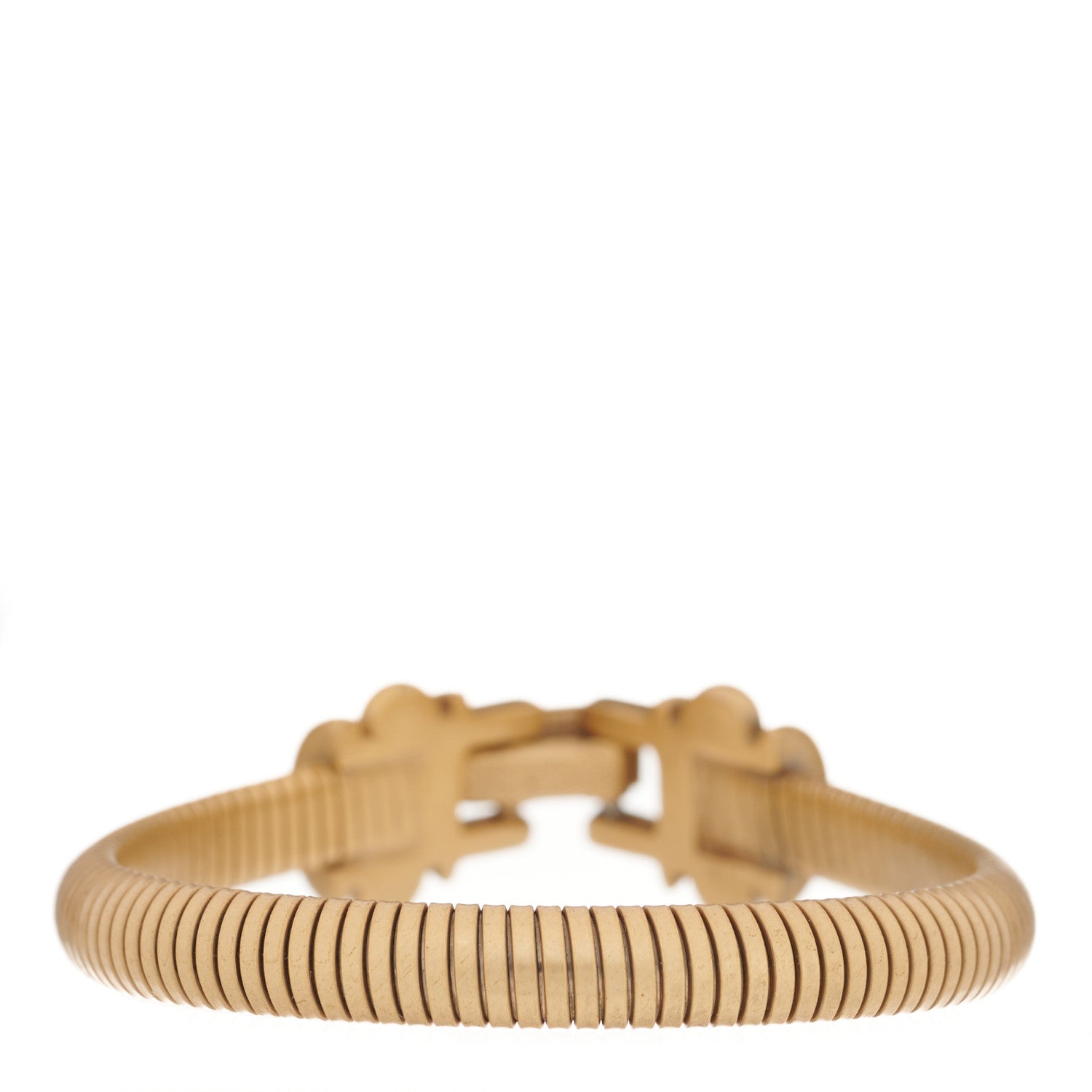 Christian Dior Metal Logo Bracelet Gold 2 of 3