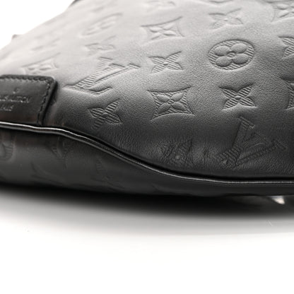 Louis Vuitton Calfskin Monogram Shadow Discovery Bumbag Black 9 of 12
