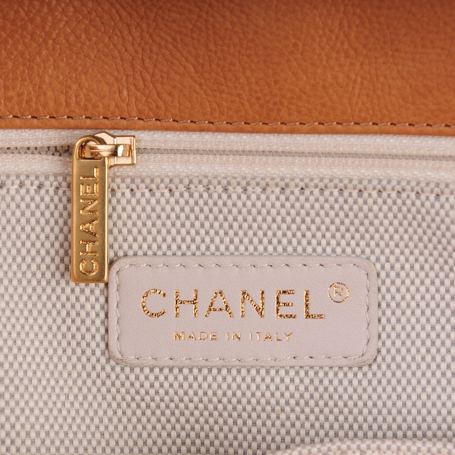 Chanel Calfskin Quilted Jumbo Retro Chain Accordion Flap Dark Beige 6 of 7