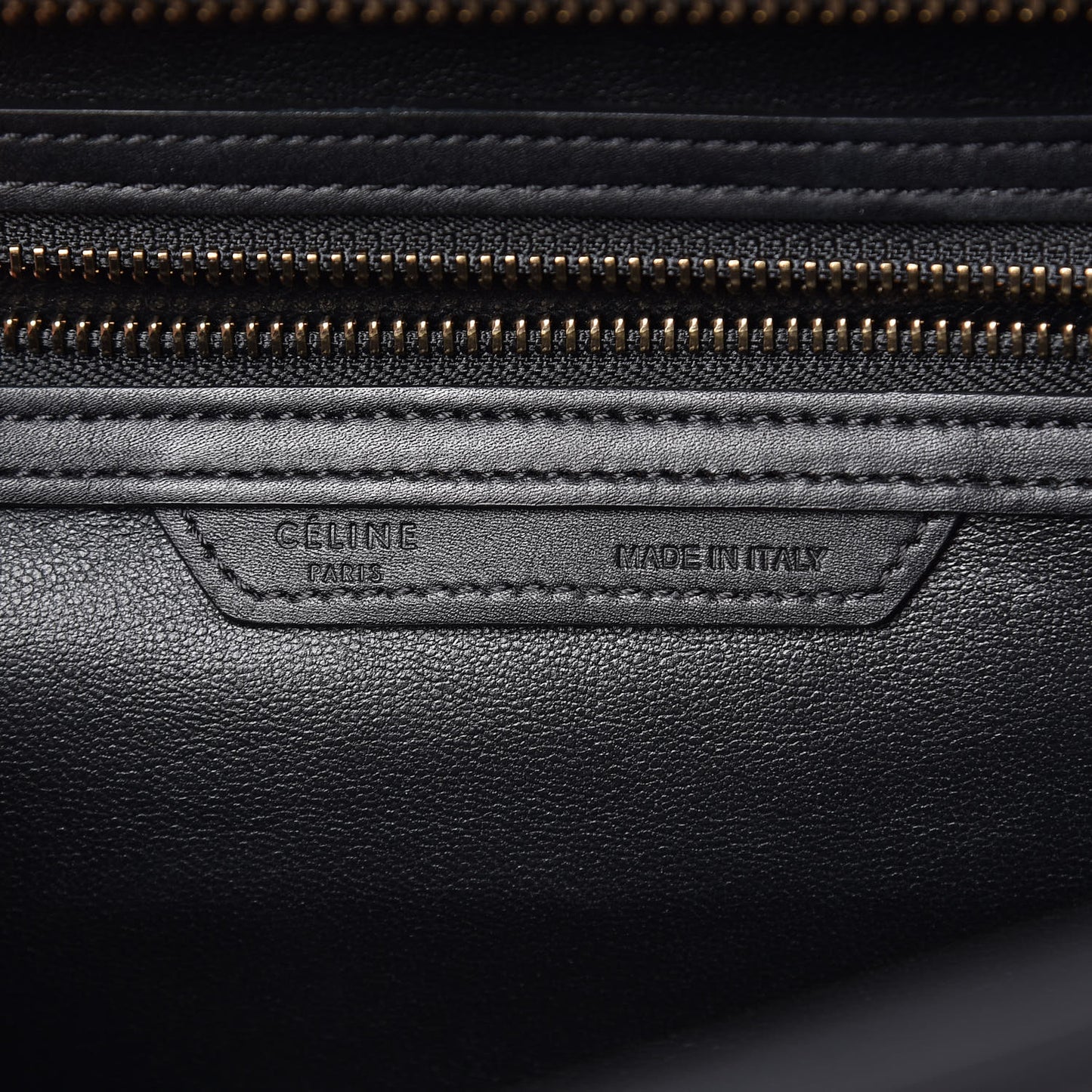 Smooth Calfskin Mini Luggage Black