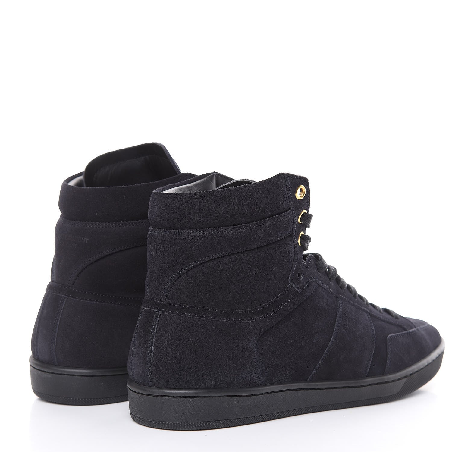 Saint Laurent Suede Soho Mens Court Classic SL/10H High Top Sneakers 41 Midnight Blue 4 of 8