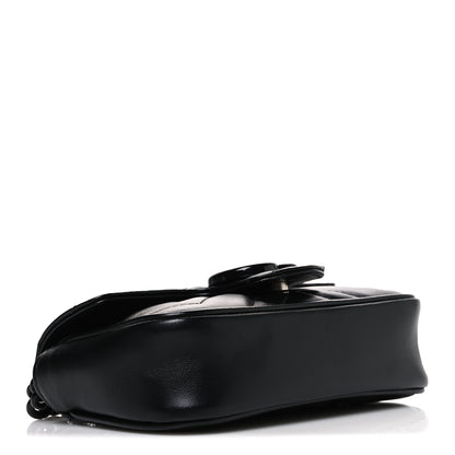 Gucci Calfskin Matelasse Monochrome GG Marmont Chain Belt Bag Black 4 of 10