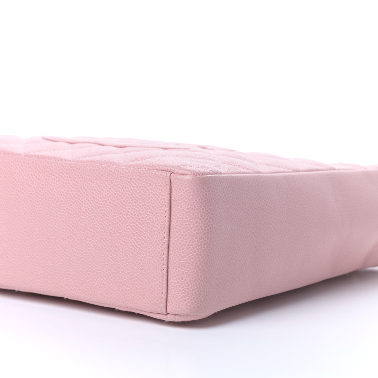Caviar Quilted Petit Shopping Tote PST Pink