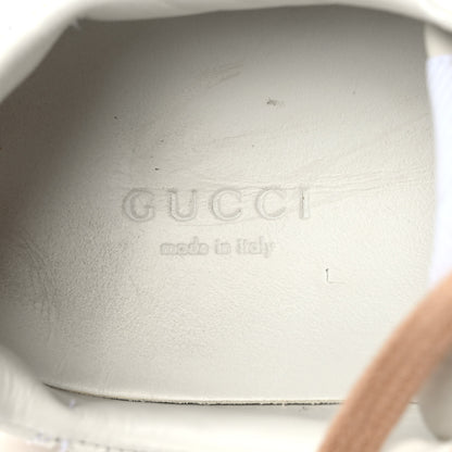 Gucci Calfskin GG Tennis Embossed Womens Platform 55mm Sneakers 39 White 8 of 9