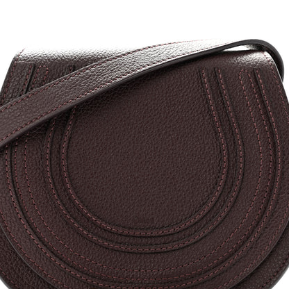 Chloe Calfskin Mini Marcie Round Crossbody Bag Intense Violine 8 of 11