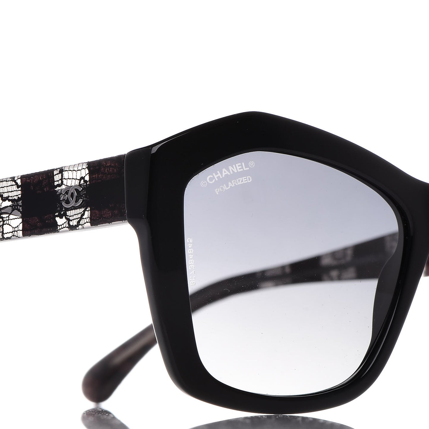 Lace Effect Sunglasses 5296 Black