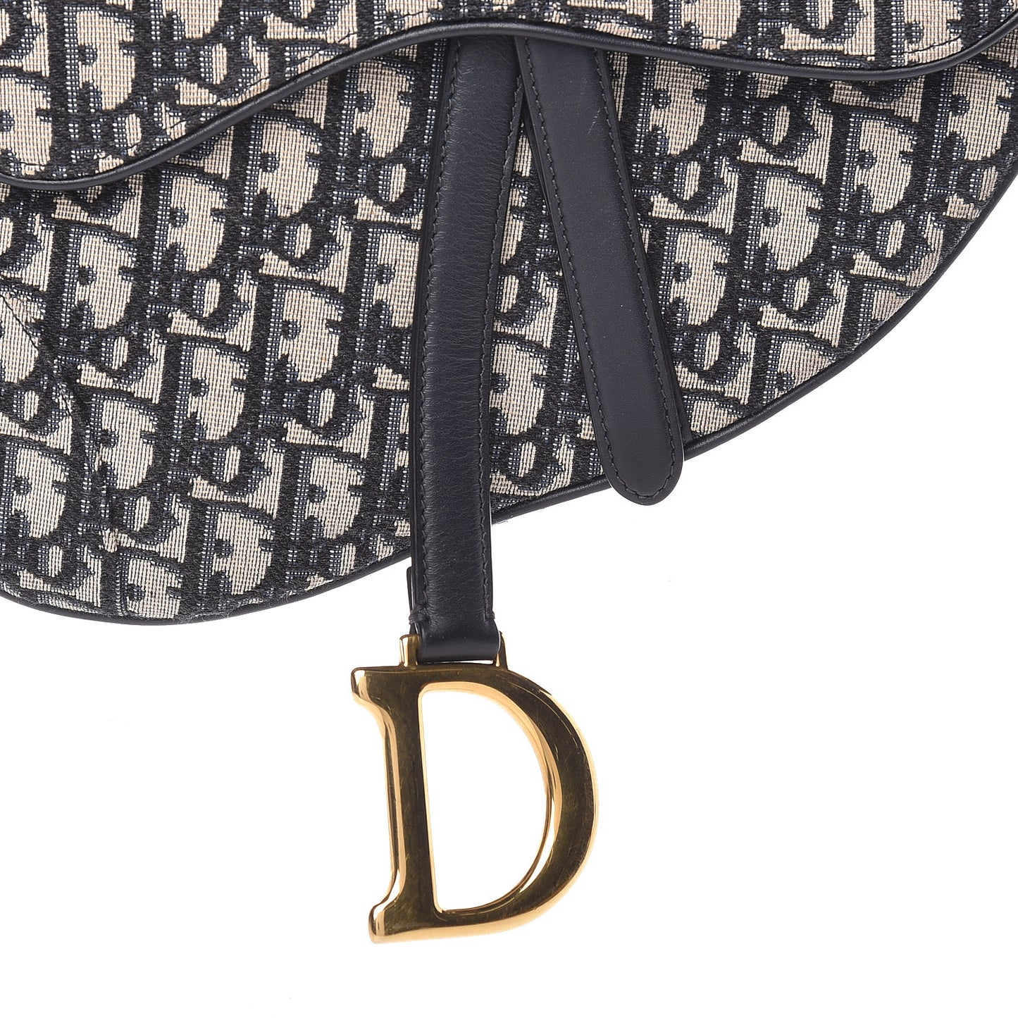 Oblique Saddle Bag Blue
