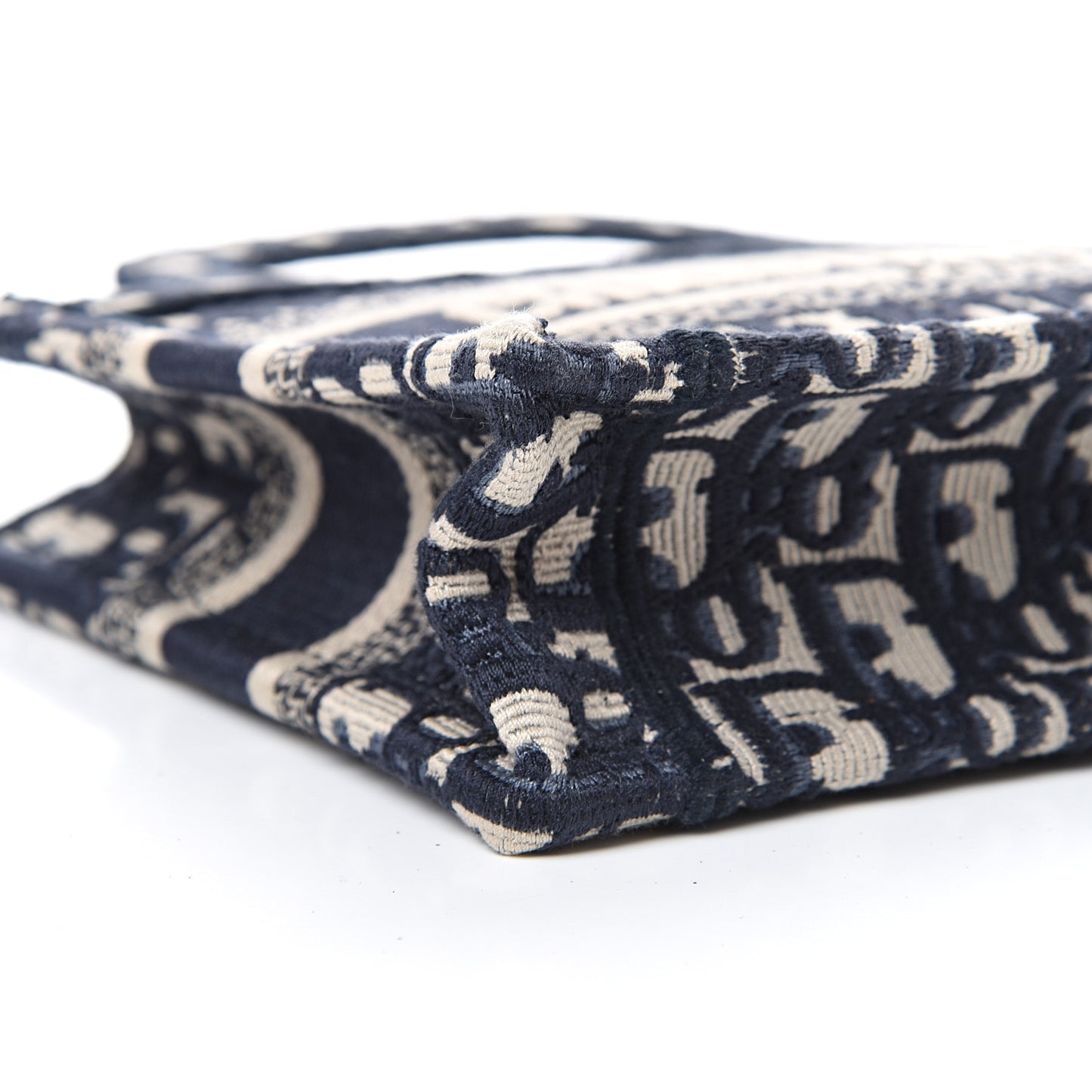 Oblique Mini Book Tote Blue Multicolor