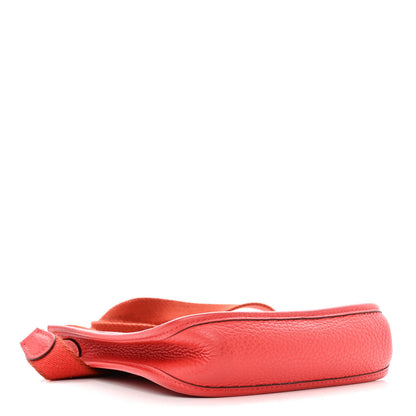 Hermes Taurillon Clemence Amazone Evelyne TPM Rouge Pivoine 4 of 11