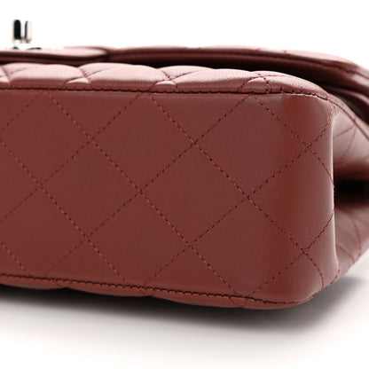 Chanel Lambskin Quilted Medium Double Flap Burgundy 10 of 10