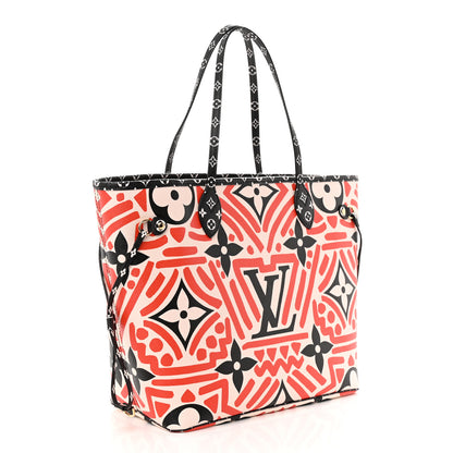 Louis Vuitton Monogram Giant Crafty Neverfull MM Creme Rouge Black 4 of 11