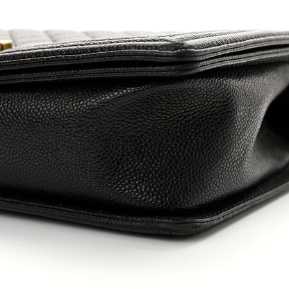Chanel Caviar Quilted New Medium Boy Flap Black 9 of 13