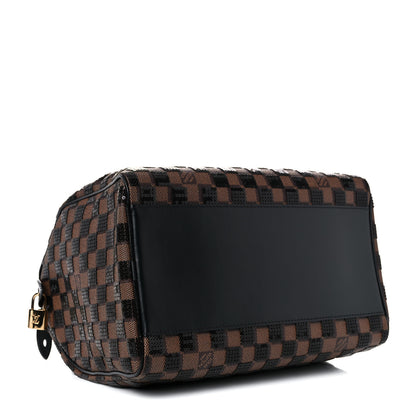 Louis Vuitton Damier Paillettes Speedy 30 Black 4 of 8