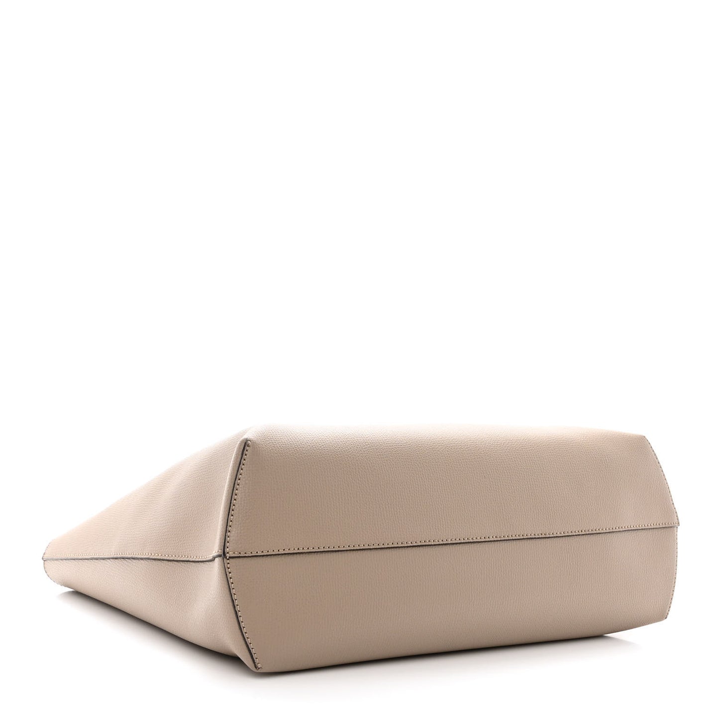 Vitello Vienna Enamel F is Fendi Shopping Tote Tortora Taupe