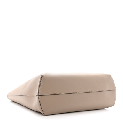 Fendi Vitello Vienna Enamel F is Fendi Shopping Tote Tortora Taupe 4 of 11