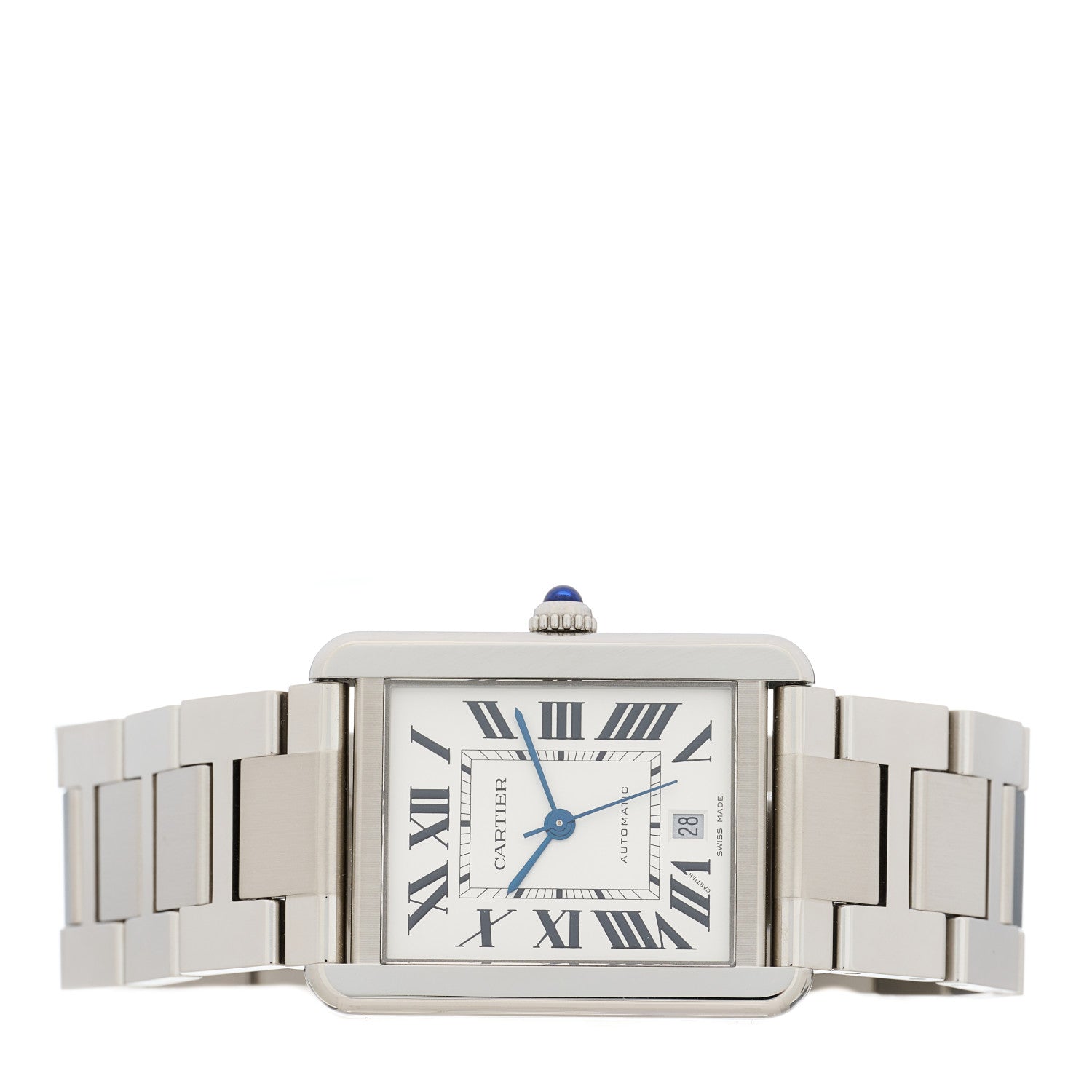 Cartier Stainless Steel 31mm Tank Solo Automatic Watch 2 of 5