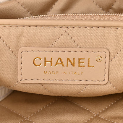 Chanel Shiny Calfskin Quilted Small Chanel 22 White 7 of 11