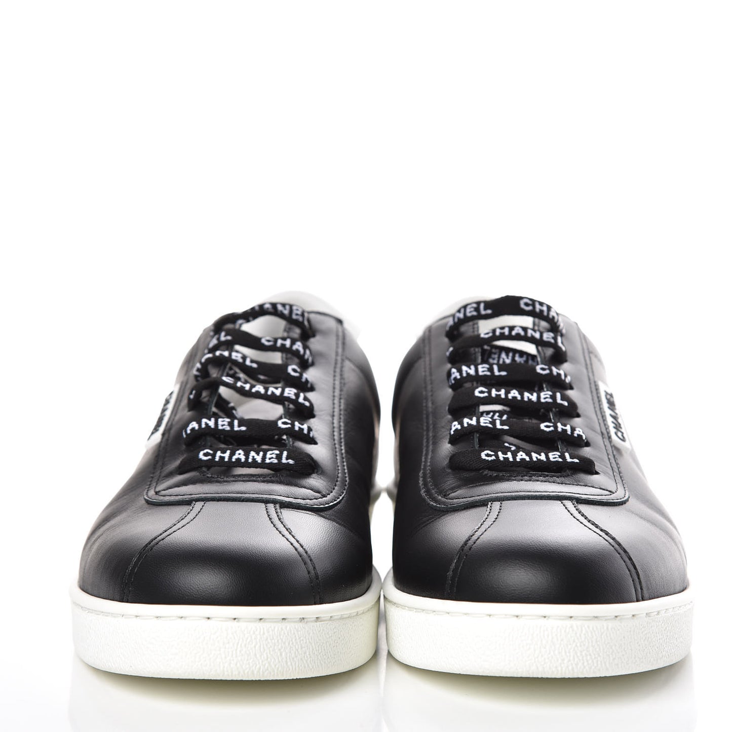 Calfskin CC Womens Sneakers 41 Black