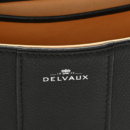 Delvaux Grained Calfskin Mini Brillant Satchel Black 5 of 11