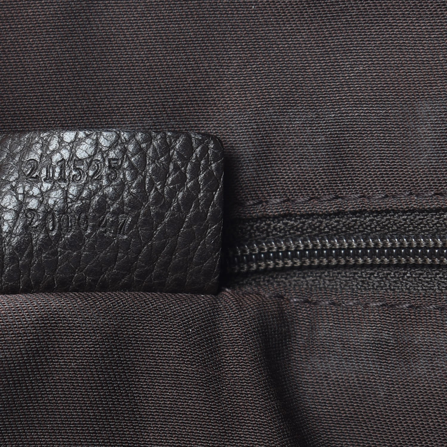 Gucci Nylon Monogram Large Tote Dark Brown 7 of 14